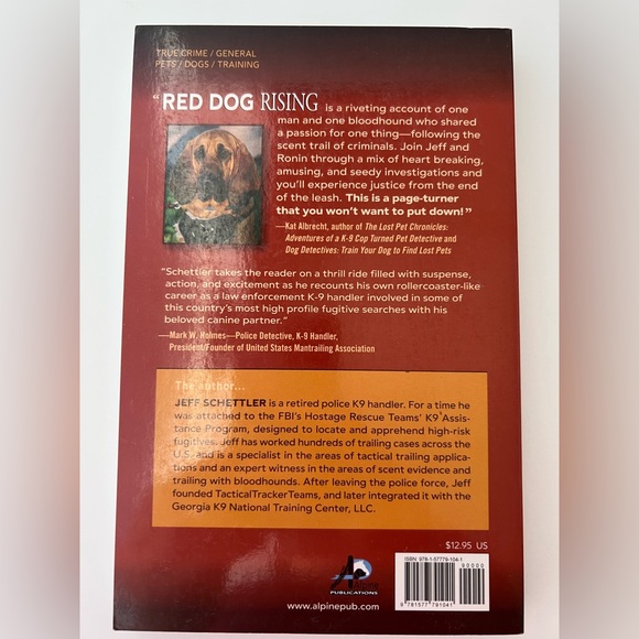 Red Dog Rising Paperback by Jeff Schettler - Picture 2 of 2
